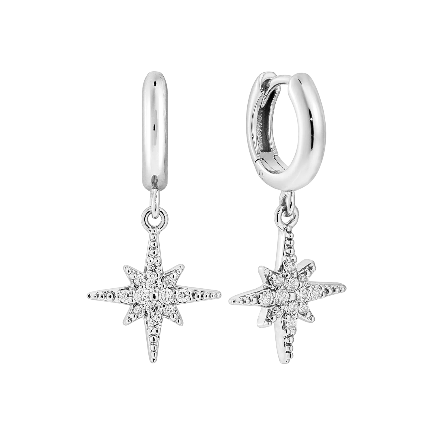 Pave Huggies Earrings