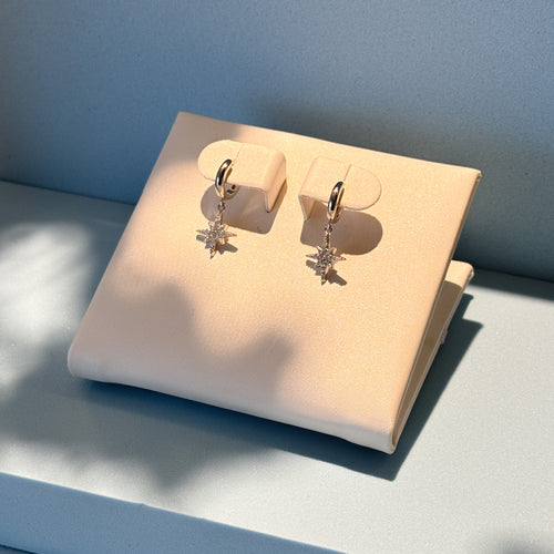 Pave Huggies Earrings